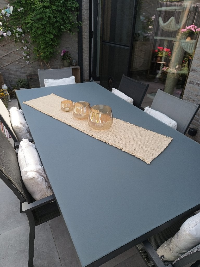 Tuinset, Tuin en Terras, Ophalen, Gebruikt, Aluminium, Stapelbaar