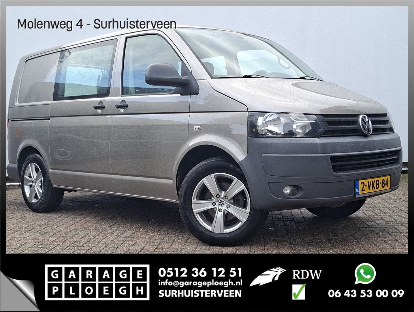 Volkswagen Transporter 2.0 TDI L1H1 Rolstoelbus 3+1 Rolstoel, Autos, Argent ou Gris, Achat, Entreprise, Electronic Stability Program (ESP)