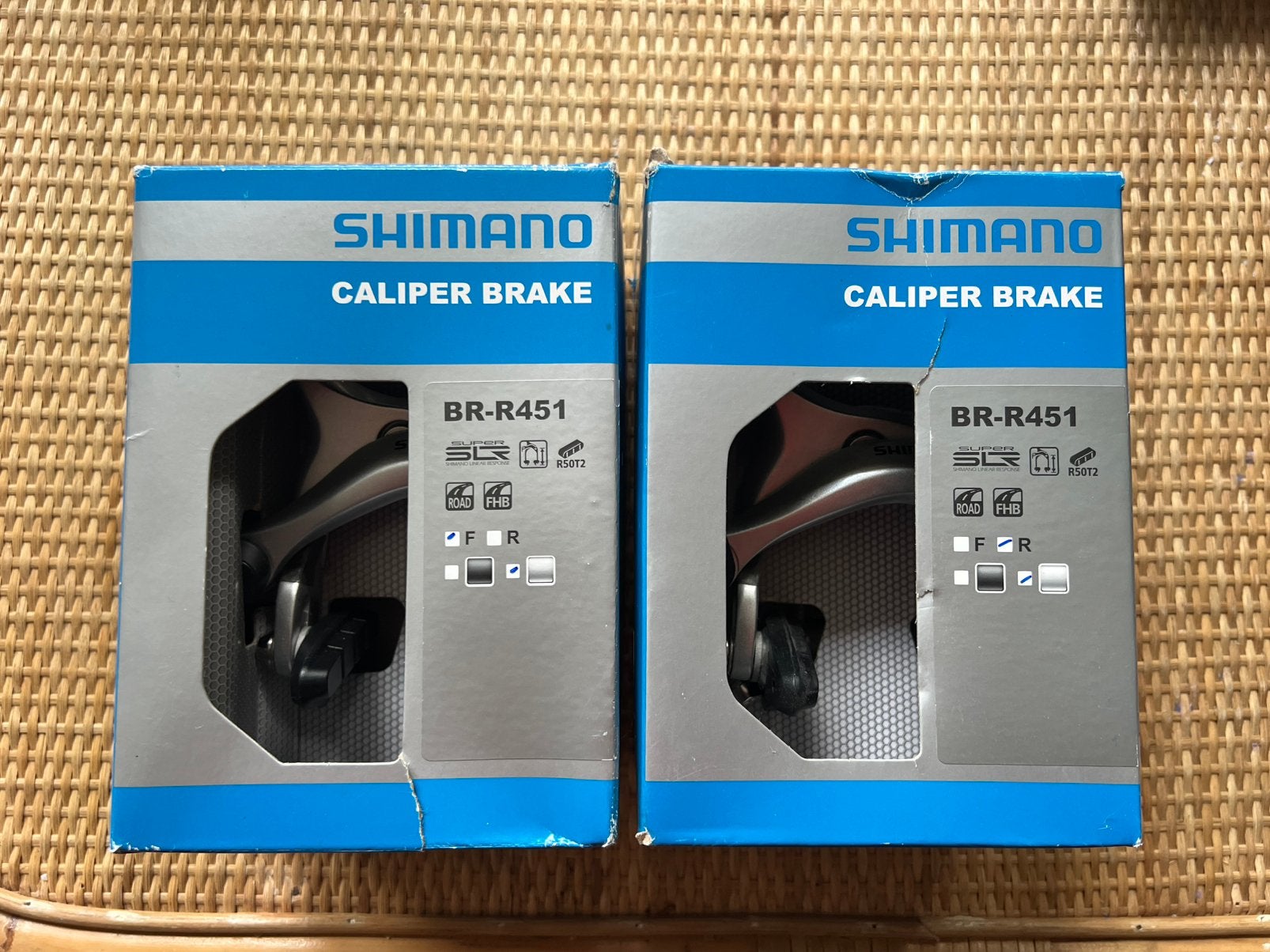 Étriers de frein avant et arrière Shimano BR-R451 - neufs, Enlèvement, Comme neuf