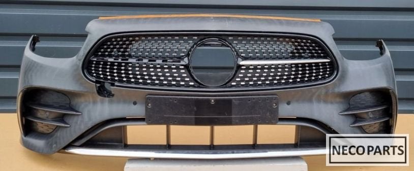 MERCEDES W213 AMG VOORBUMPER BUMPER COMPLEET ORIGINEEL!, Utilisé, -, Avant, -