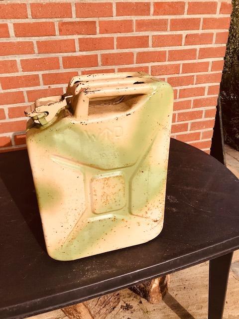 Jerrycan uit Wereldoorlog 2  1943, Ophalen, Landmacht, Overige typen