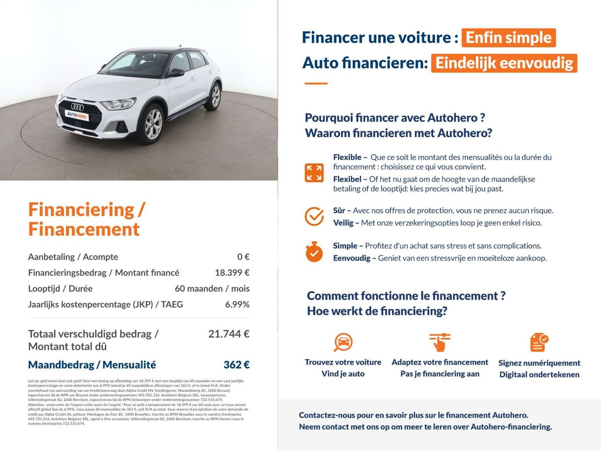 Audi A1 35 TFSI (année de construction 2021, automatique), Autos, Achat, Noir, 5 portes, 5 places