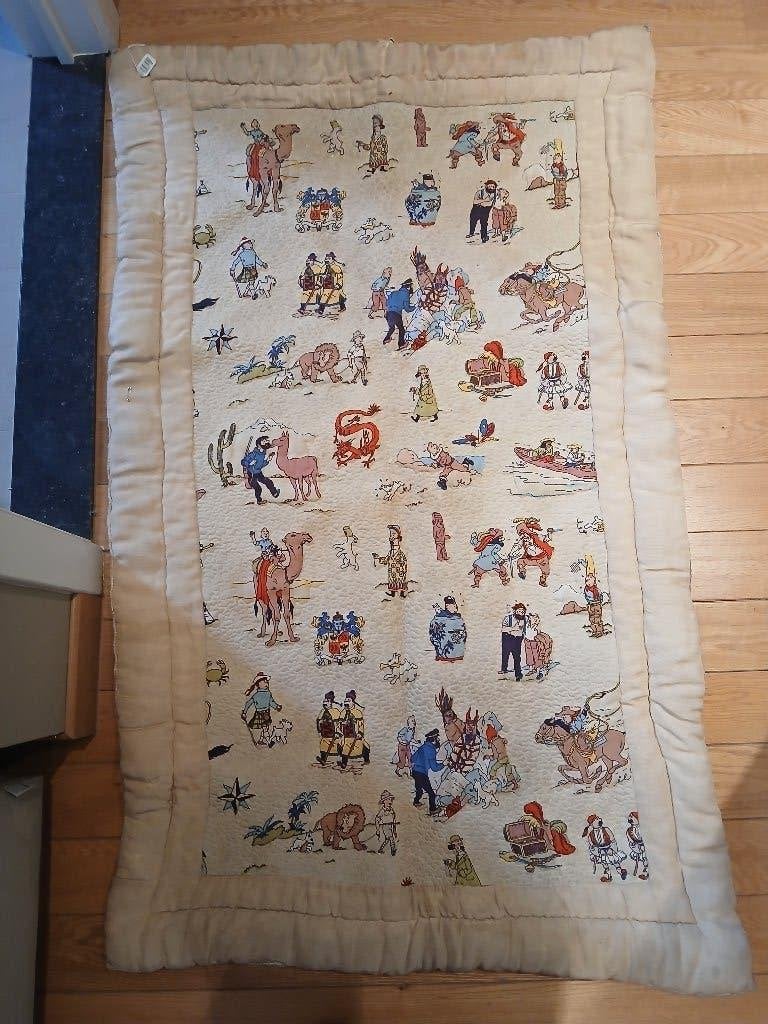 Edredon Tintin vintage, Collections, Enlèvement, Tintin