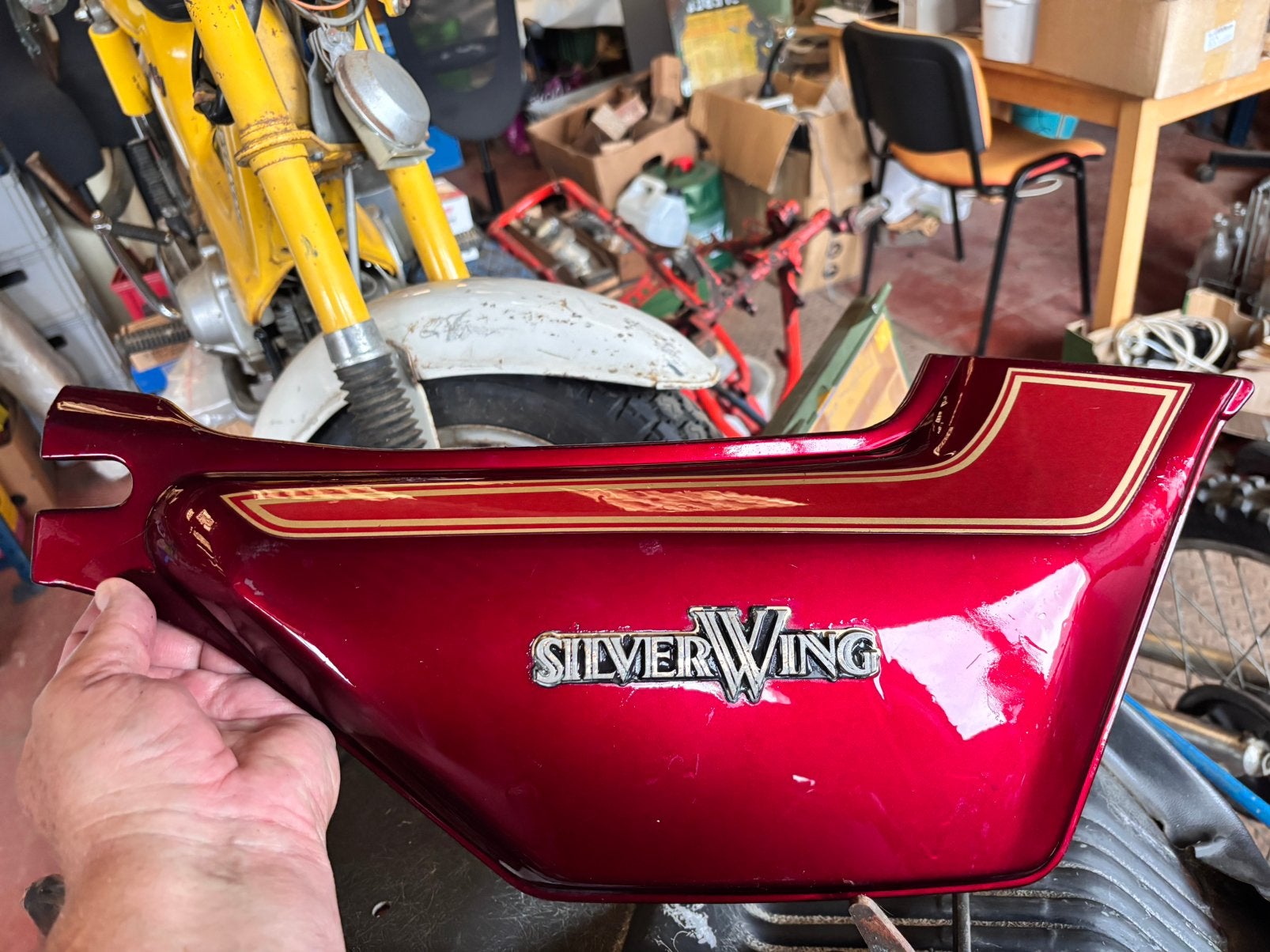 Capot latéral Silverwing pour Honda GL500, Enlèvement ou Envoi, Utilisé