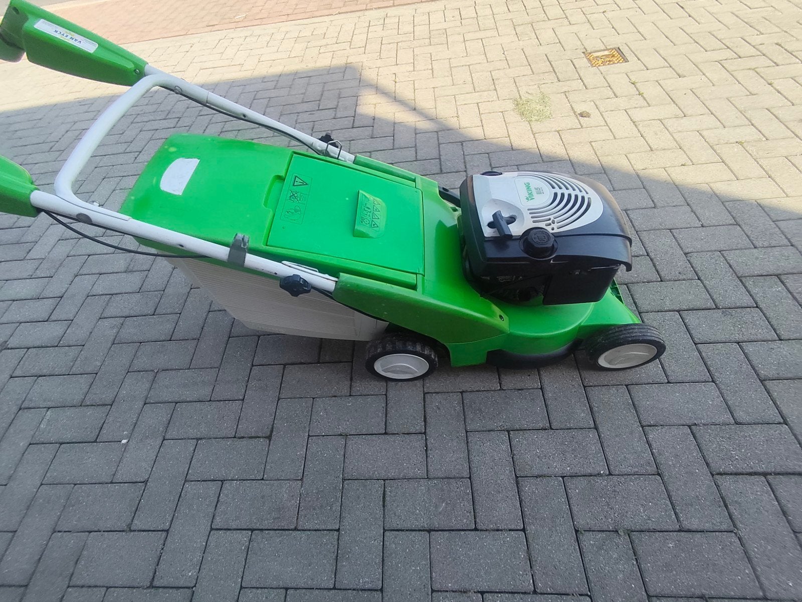 Grasmaaier viking/stihl, Ophalen
