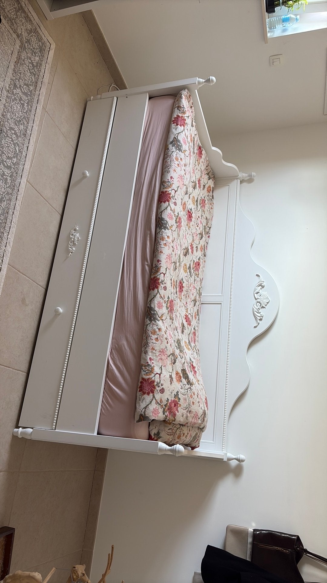 Bed, Ophalen, 100 cm, Eenpersoons, 200 cm