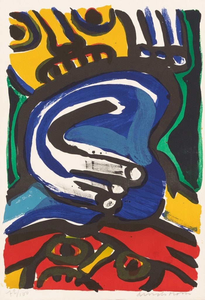 Bengt Lindström litho, Antiek en Kunst, Gelimiteerde oplage, Ophalen of Verzenden, Lithografie