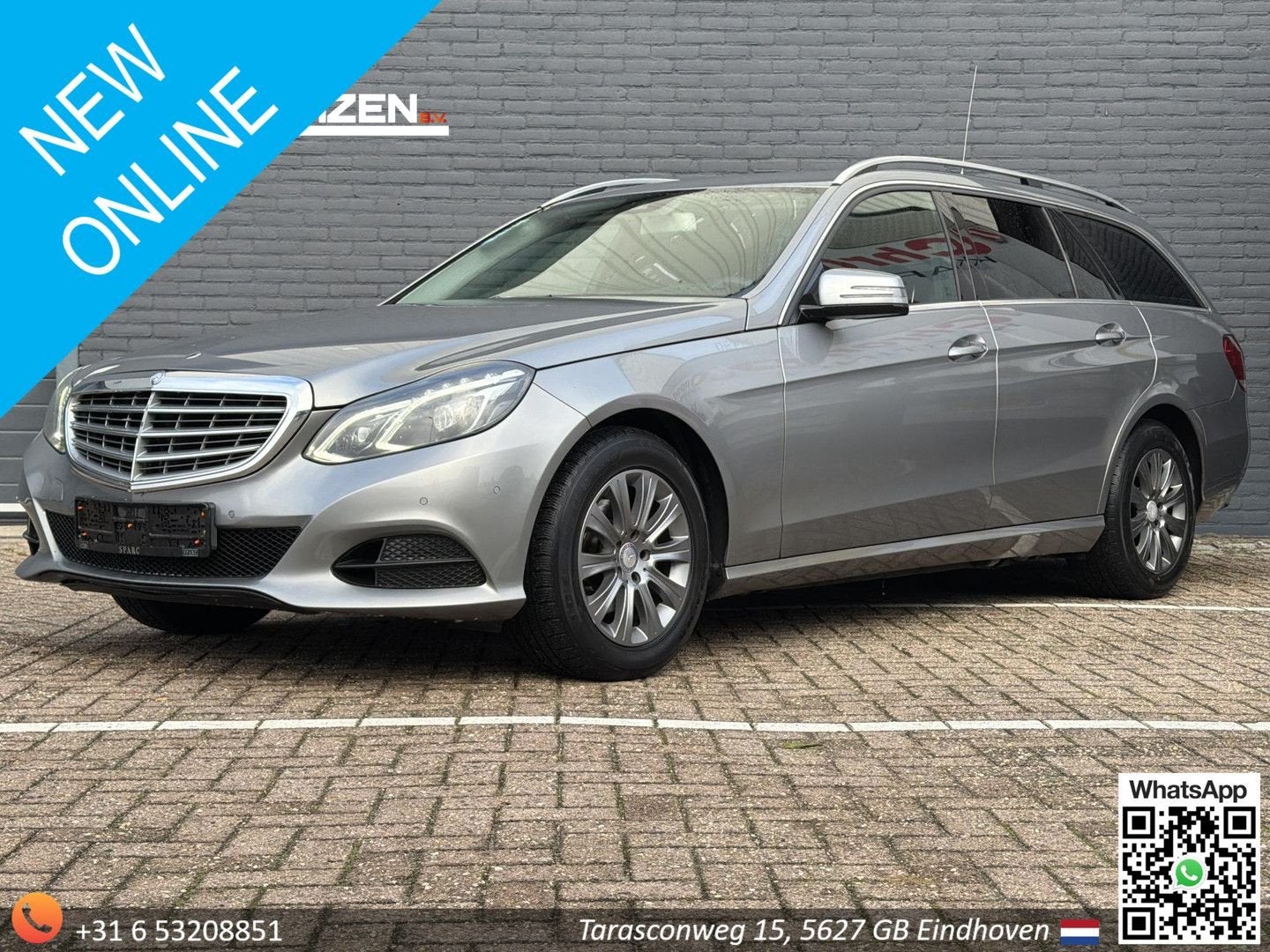Mercedes-Benz E 220 Estate CDI | € 4.500,- NETTO! |, Auto's, Automaat, Bedrijf, Zilver of Grijs, Te koop
