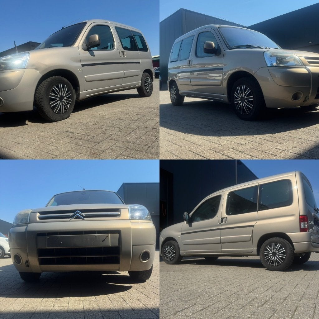 Citroën Berlingo 1.4 Benzine – 5 Zitplaatsen – rozeformulier, Autos, Citroën, Achat, Boîte manuelle, 5 portes, Berlingo