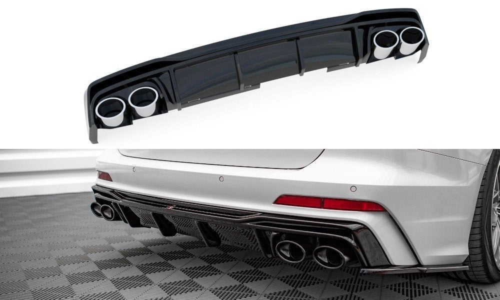 Maxton Design Audi A6 C8 S Line S6 Uitlaat Sierstuk Diffuser, Verzenden