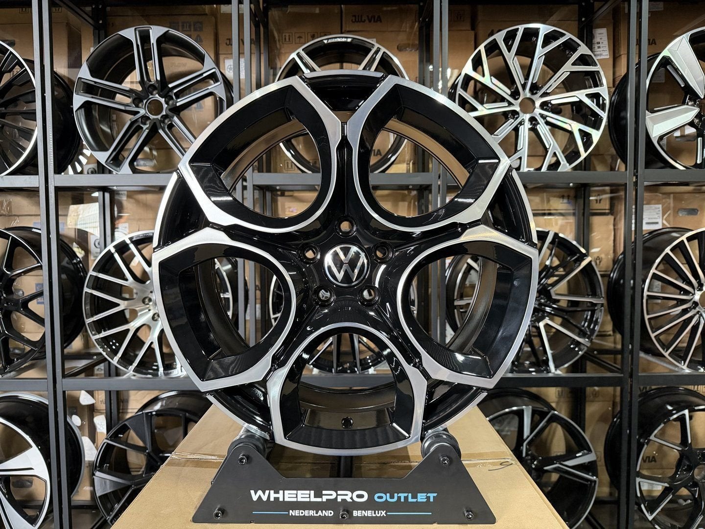 19'' Volkswagen QUEENSTOWN velgen 5X112 Golf 7 8 8.5 T-ROC, Neuf, -, -, Jante(s)