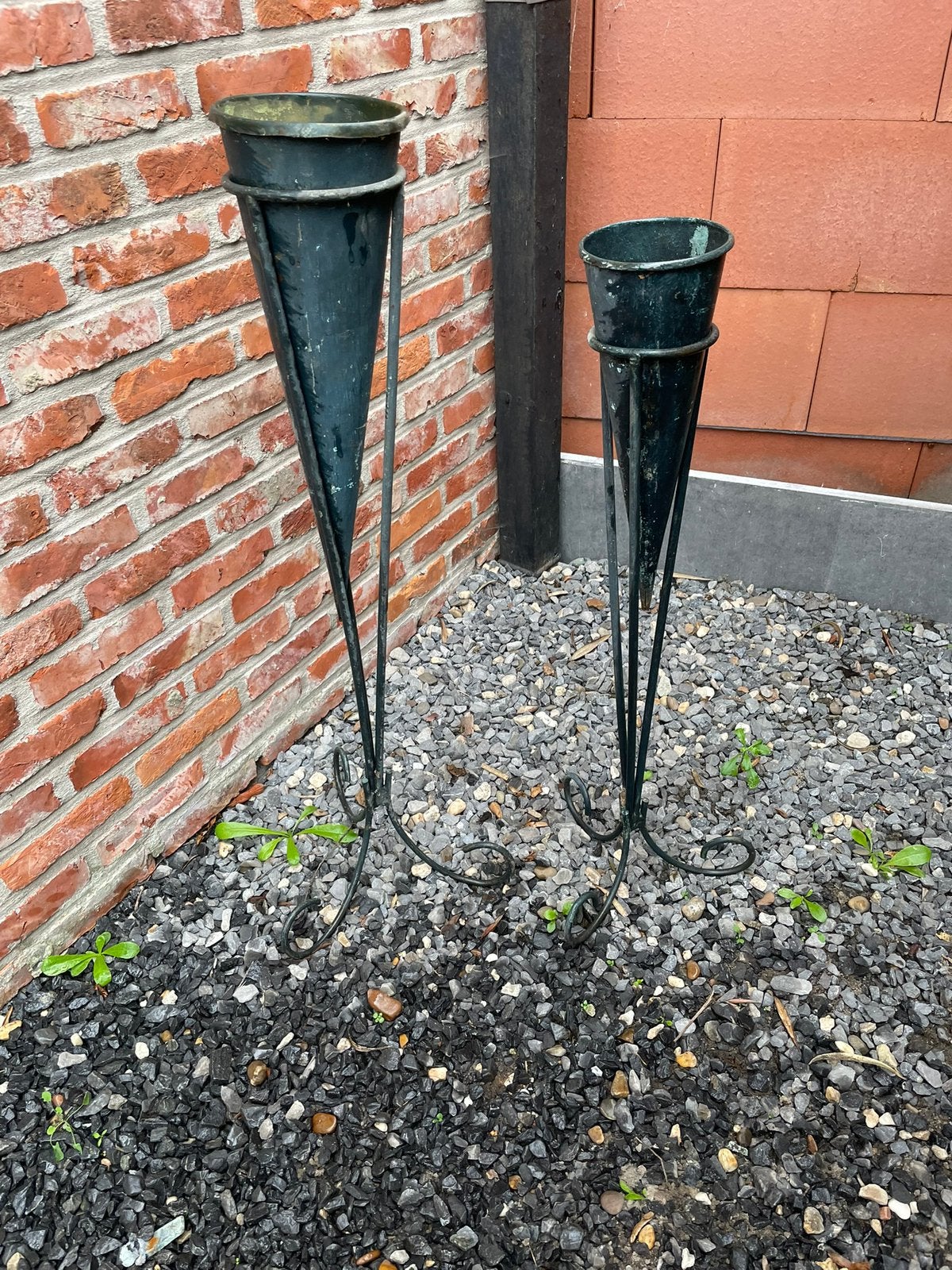 2siervazen, Tuin en Terras, Ophalen, Gebruikt