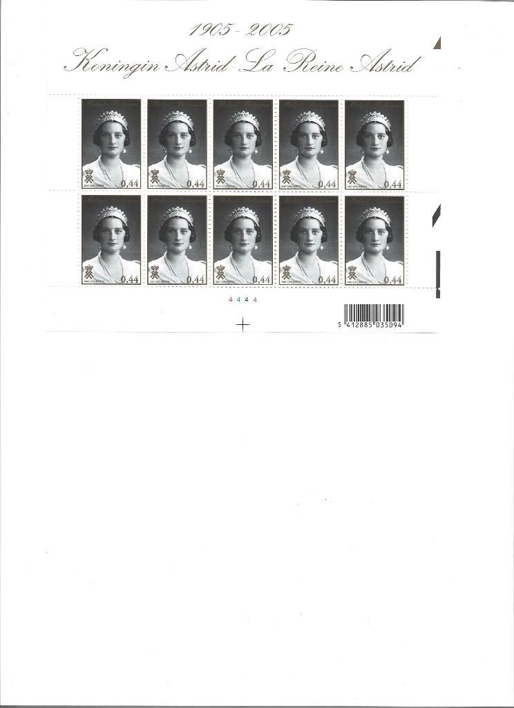 postzegels België velletje nr 3468, Postzegels en Munten, Verzenden, Postfris