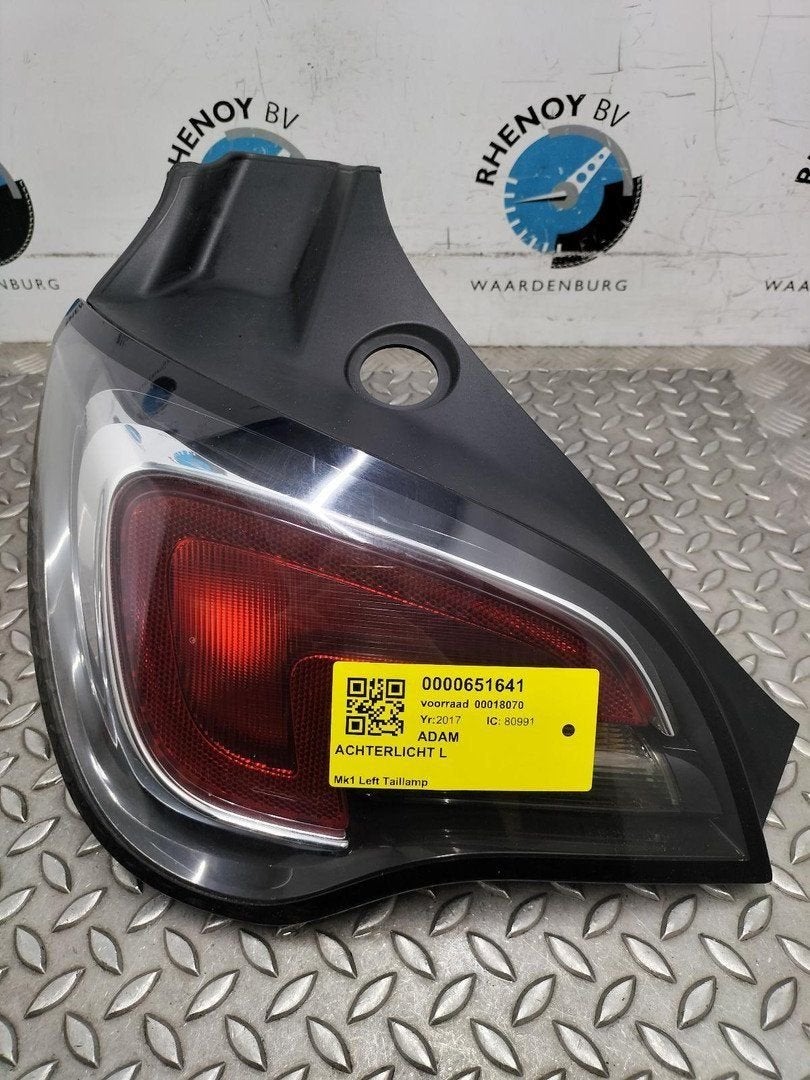 OPEL ADAM M13  ACHTERLICHT L 2017, Ophalen of Verzenden, Gebruikt, ARN erkend