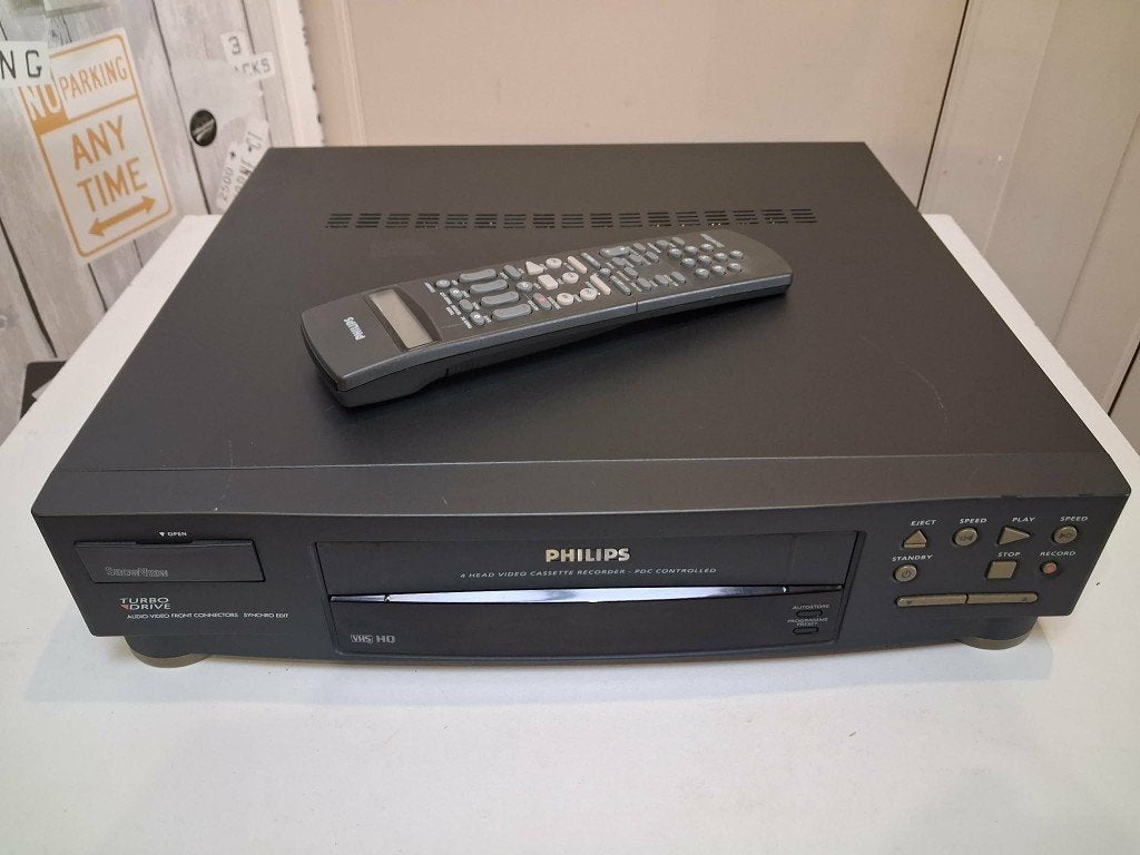 Philips VR 447/03 Videorecorder VCR – 4 Koppen, Audio, Tv en Foto, Videospelers, Ophalen of Verzenden, Zo goed als nieuw, VHS-speler of -recorder