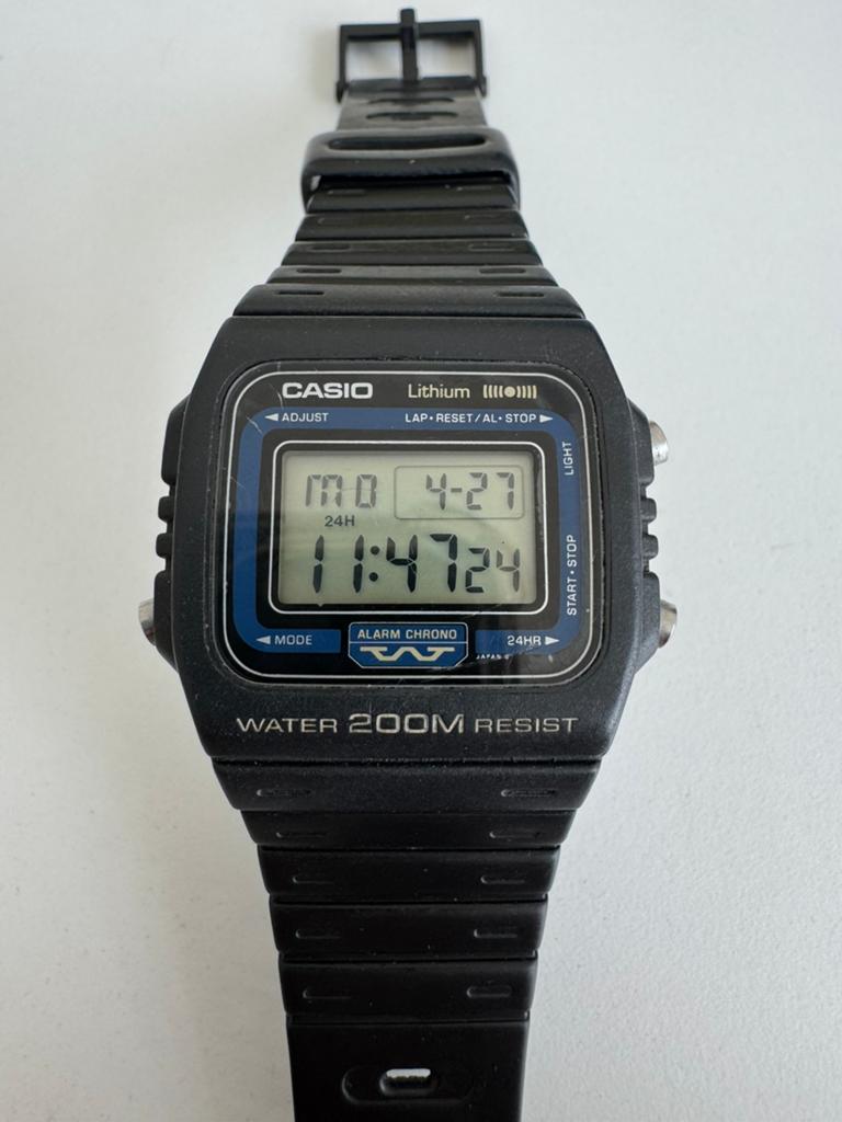 Montre vintage Casio DW-210 – Module 548 (Années 80), Enlèvement ou Envoi