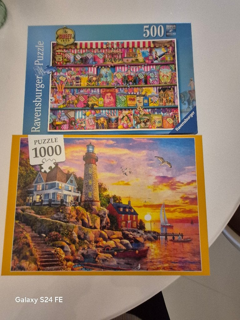Puzzles, Hobby & Loisirs créatifs, Enlèvement, 500 à 1500 pièces, Comme neuf, Puzzle