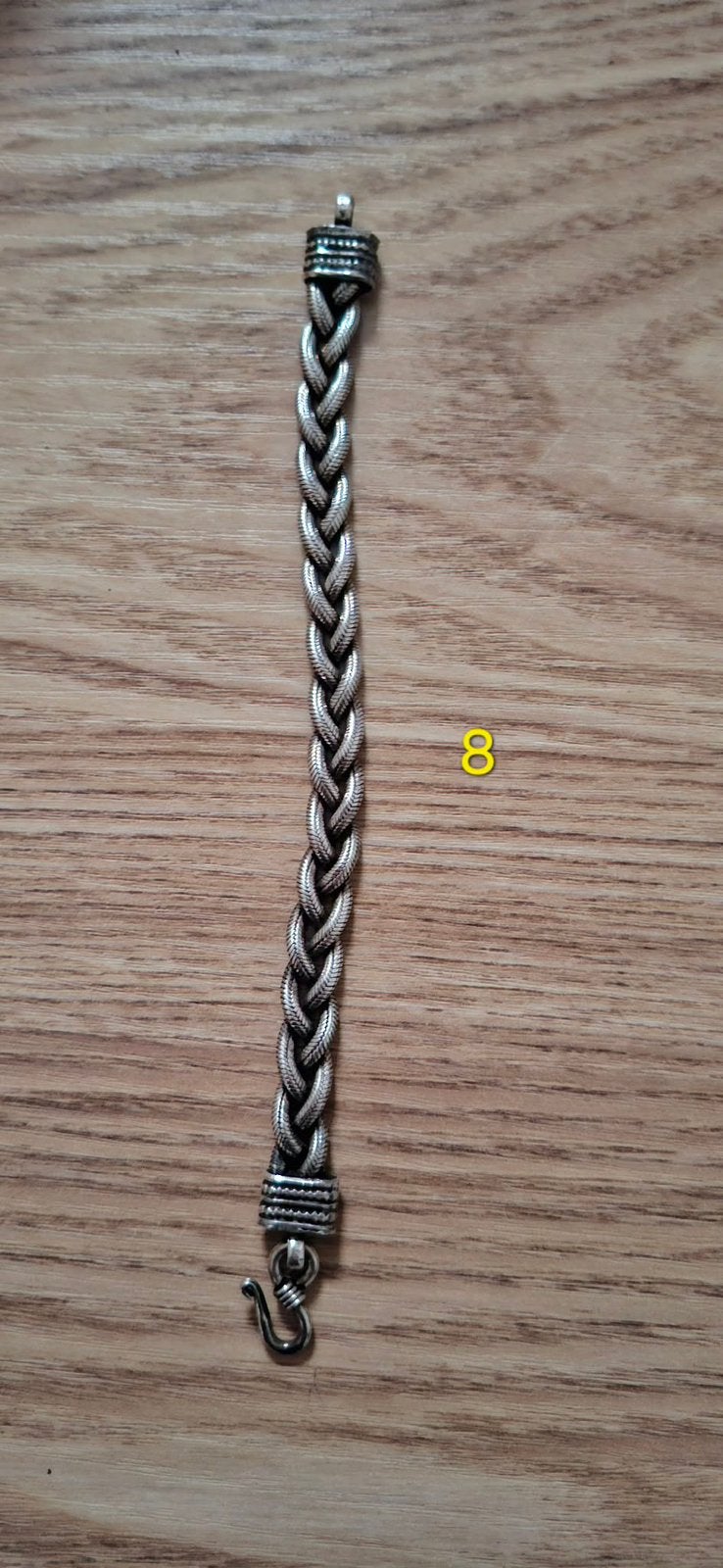 Rare bracelet snake serpent en argent massif 925, Enlèvement, Comme neuf, Argent, Argent