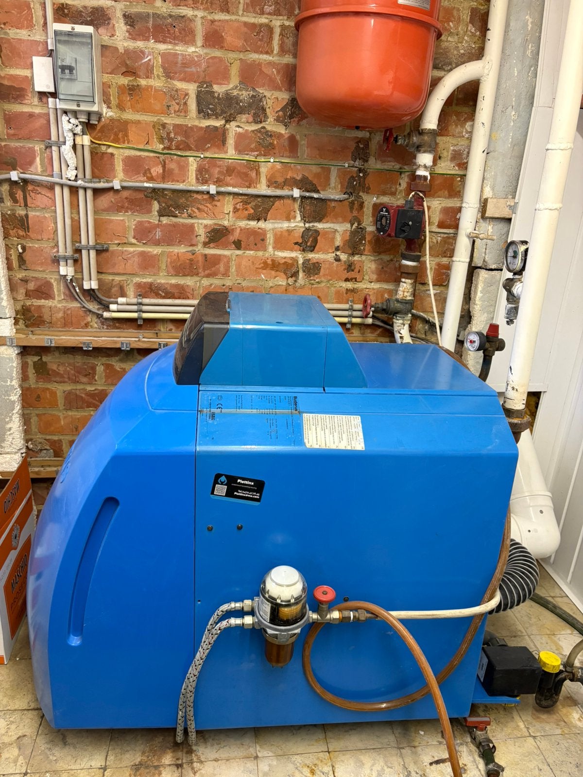 Buderus GB125 stookolieketel (22 kW), Enlèvement, Utilisé