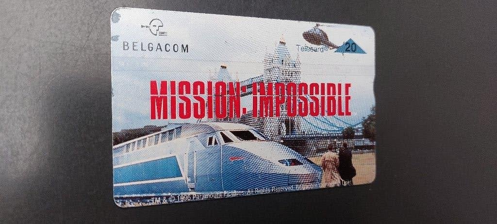 Telefoonkaart film mission impossible 1996 vintage, Collections, Enlèvement ou Envoi
