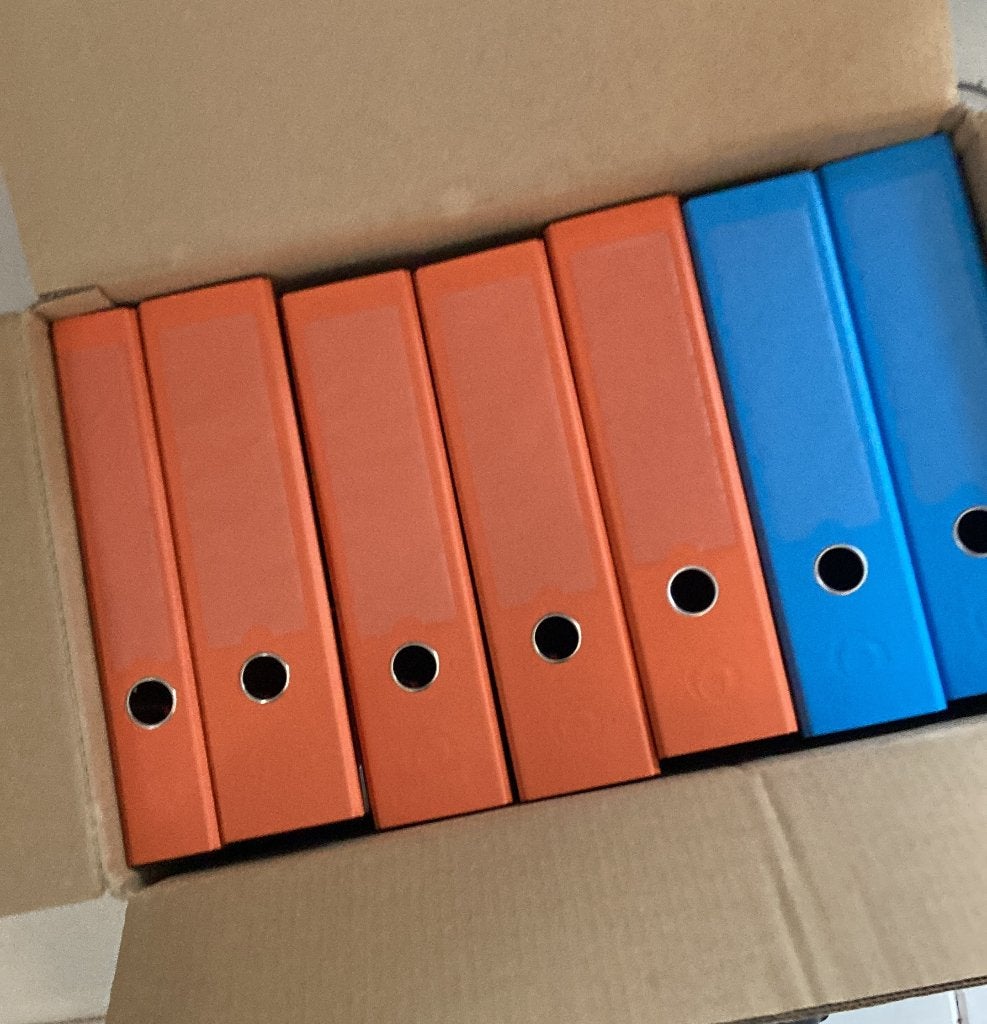 Ringmappen, Diversen, Ophalen, Zo goed als nieuw