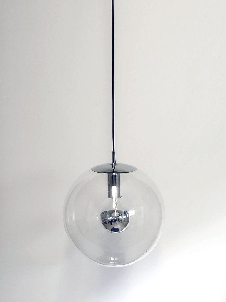 hanglamp Globe Peil & Putzler, Ophalen, Gebruikt, Glas, Vintage design