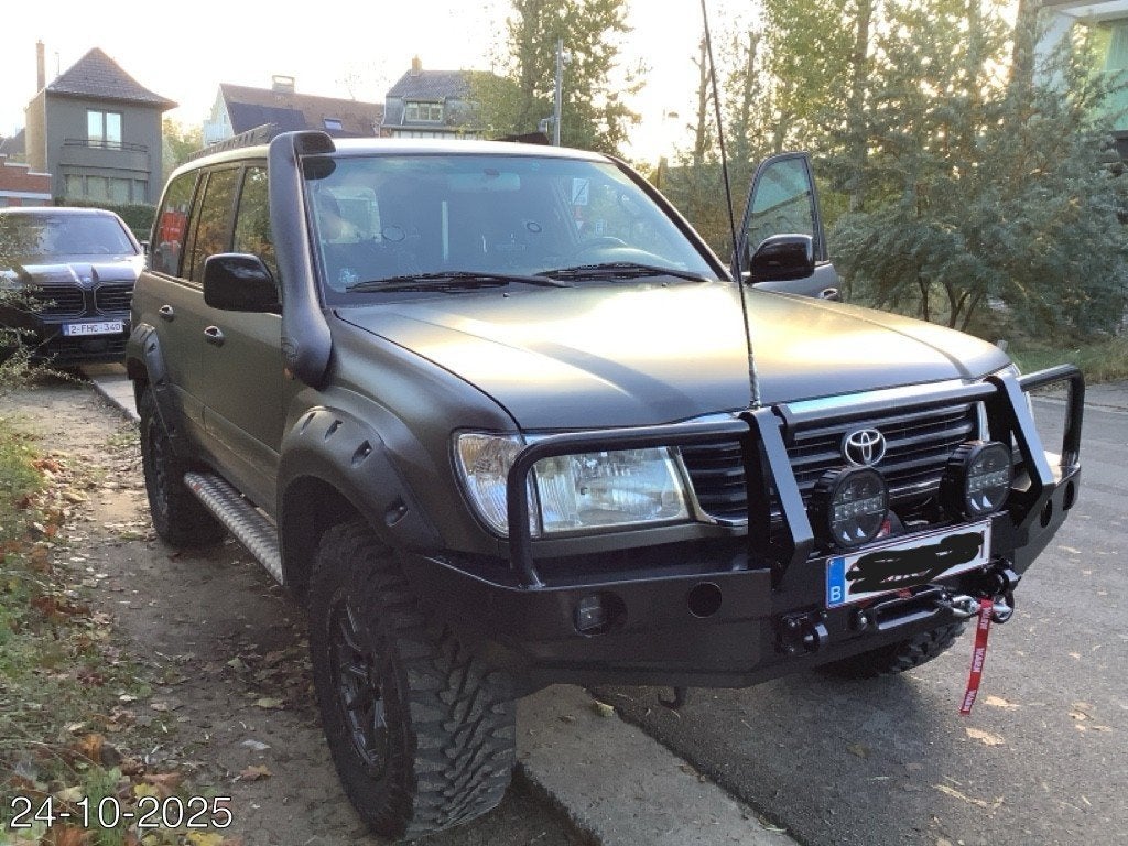 Toyota Landcruiser, Auto's, Automaat, 4200 cc, Blauw, Leder