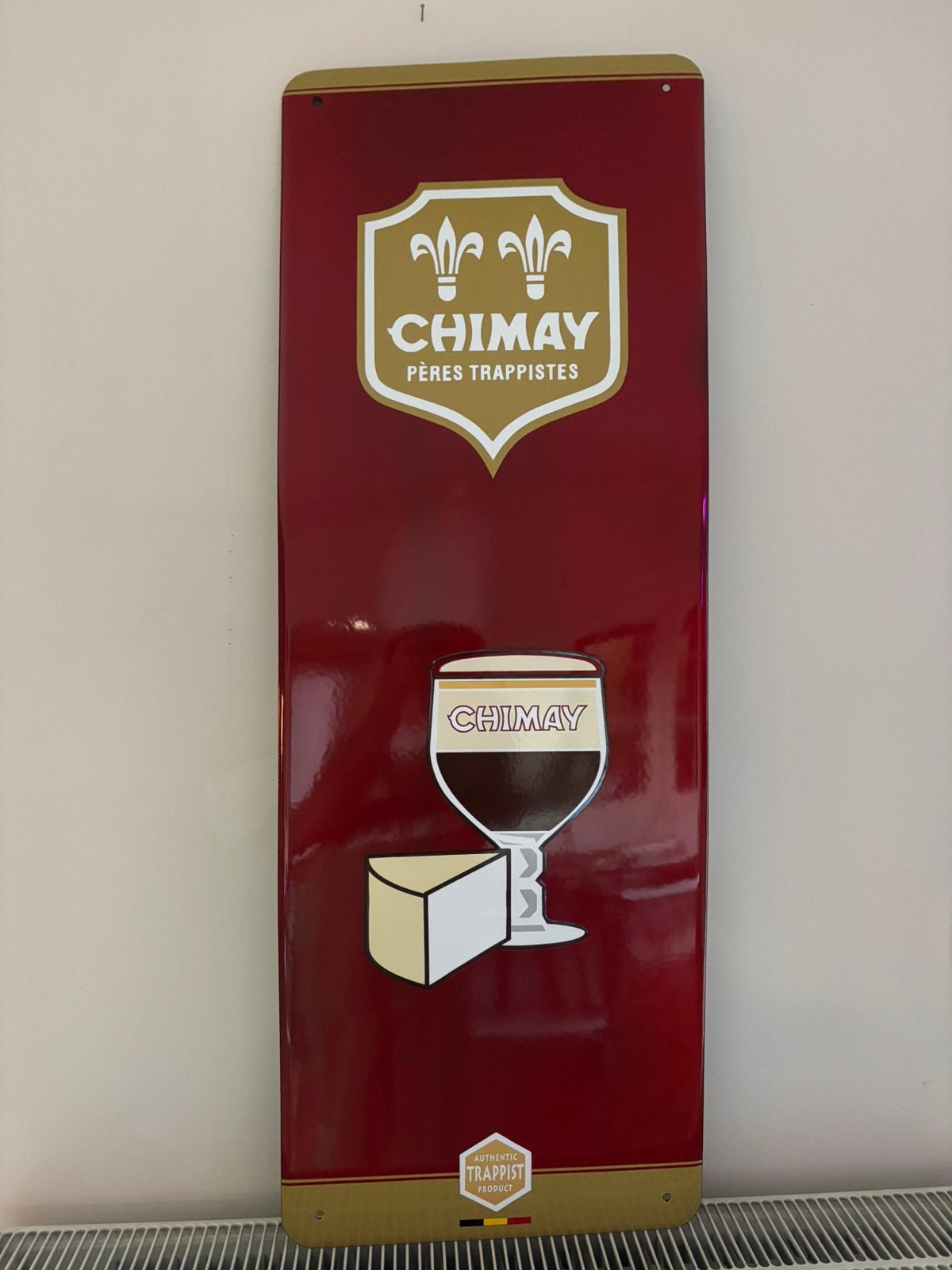 Plaque émaillée chimay, Enlèvement ou Envoi