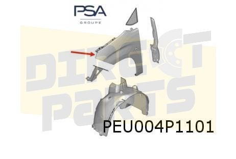 Peugeot Partner (11/18-) voorscherm Links (zonder gaten voor, Auto-onderdelen, -, Verzenden, -, Nieuw