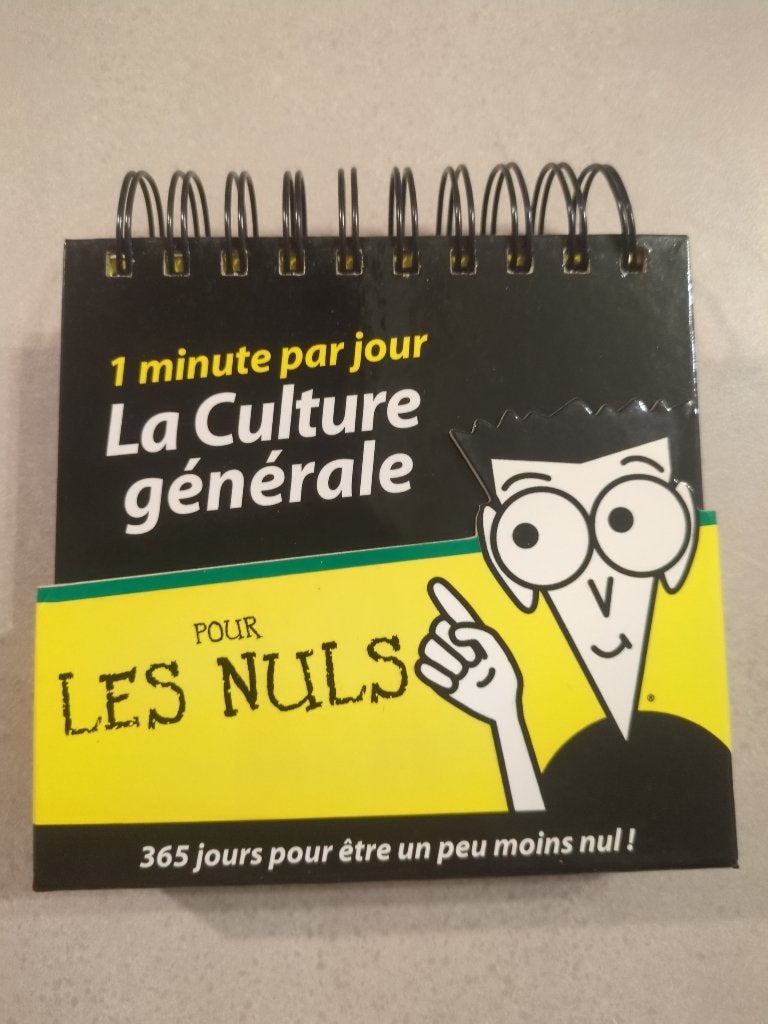 Calendrier "La culture générale pour les nuls", Enlèvement ou Envoi, Comme neuf