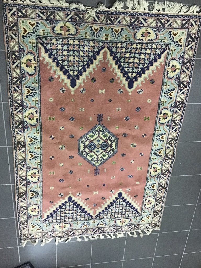 Tapis marocain, Ophalen, Gebruikt, 100 tot 150 cm, Roze