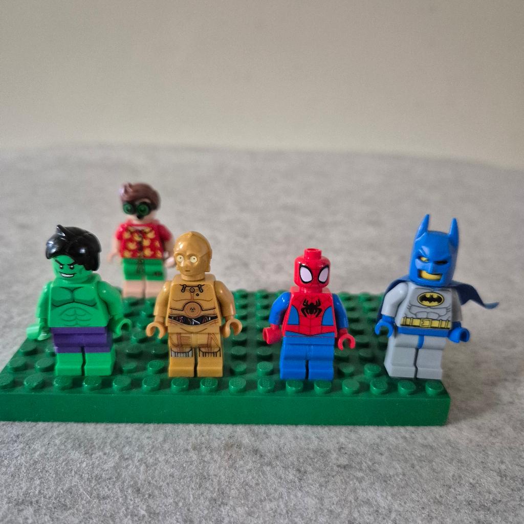 Lego 5 minifig, Batman, Star Wars, Spiderman, Kinderen en Baby's, Speelgoed | Duplo en Lego, Ophalen of Verzenden, Zo goed als nieuw