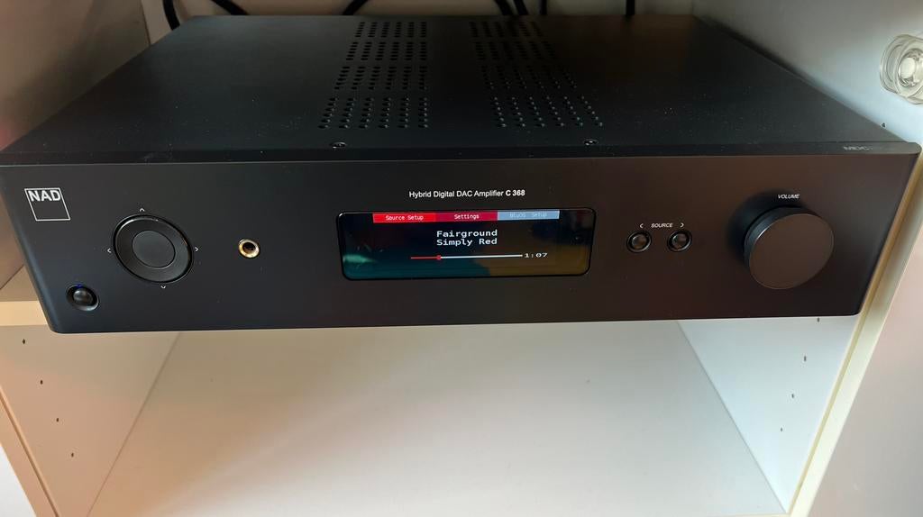 Versterker NAD C368 met MDC BluOS 2i, Audio, Tv en Foto, Versterkers en Ontvangers, Ophalen, Zo goed als nieuw