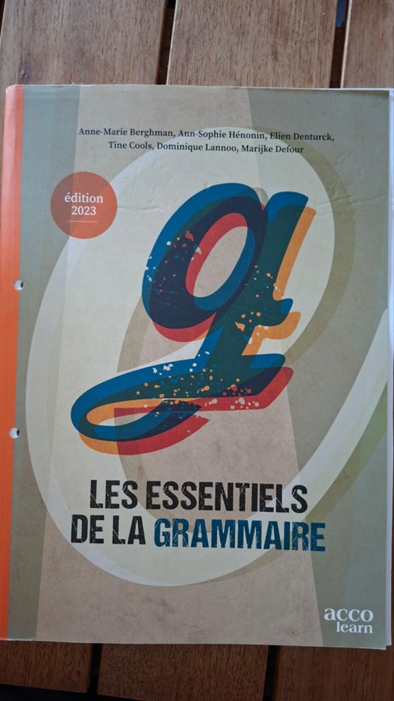 Marijke Defour - Les essentiels de la grammaire, Livres, Langue | Français, Enlèvement ou Envoi, Marijke Defour; Dominique Lannoo; Ann-Sophie Henonin; Elien D...