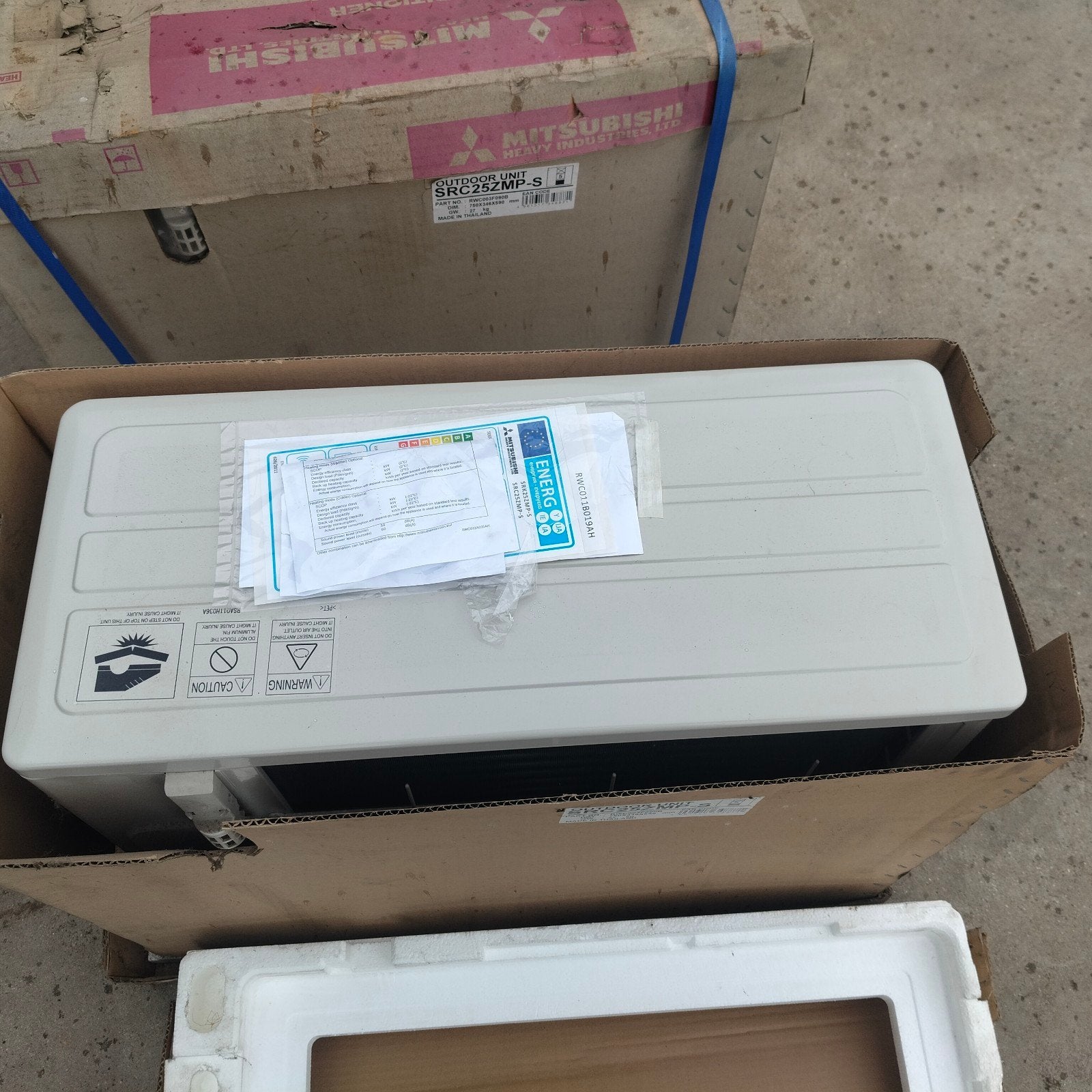 2 nieuwe airco's te koop, Ophalen