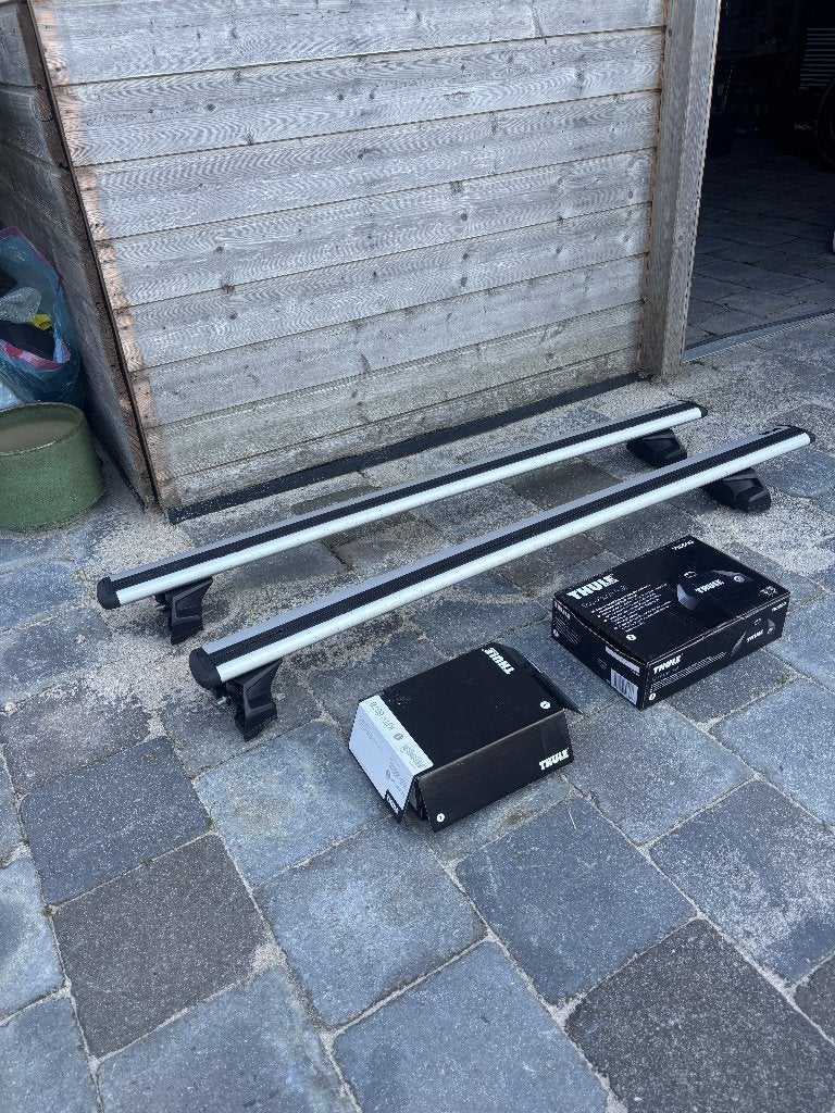 Complete Thule Dakdragerset (118 cm) – Thule WingBar Evo, Ophalen of Verzenden, Zo goed als nieuw
