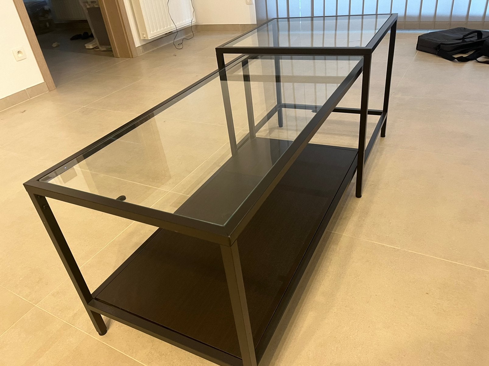 Belle table de salon, Enlèvement, Comme neuf, Rectangulaire