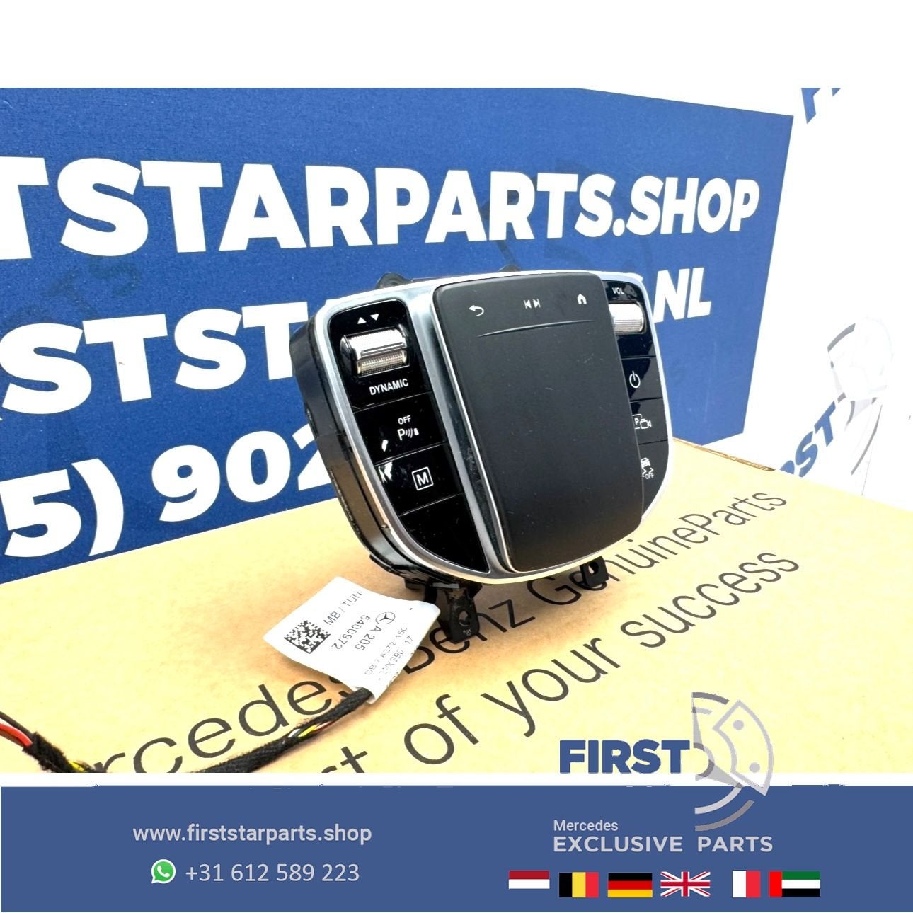 A2539000008 Mercedes FACELIFT TOUCHPAD W205 W253 W213 W166 C, Gebruikt, -, -, Ophalen of Verzenden