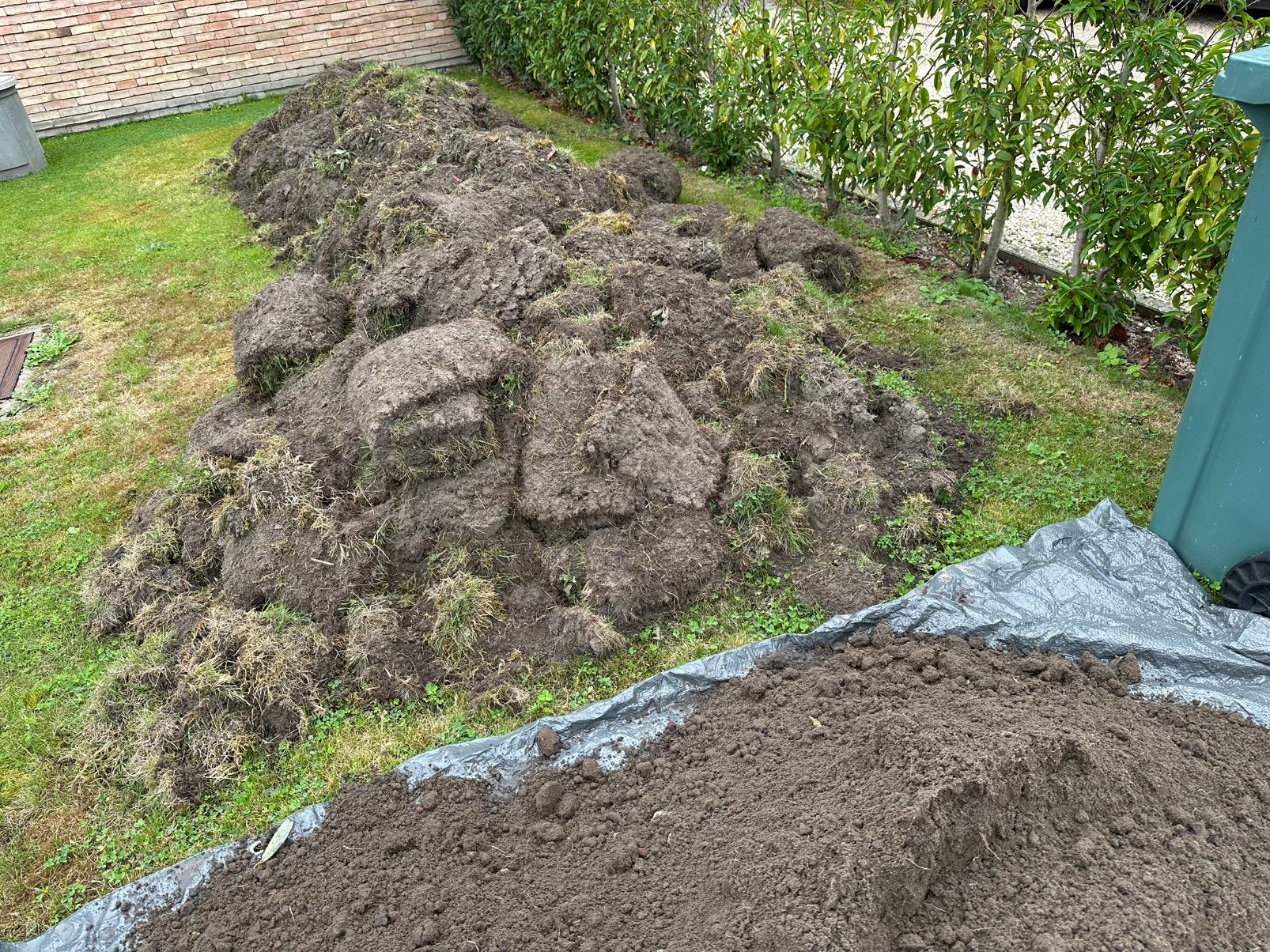 Oude graszoden, Ophalen