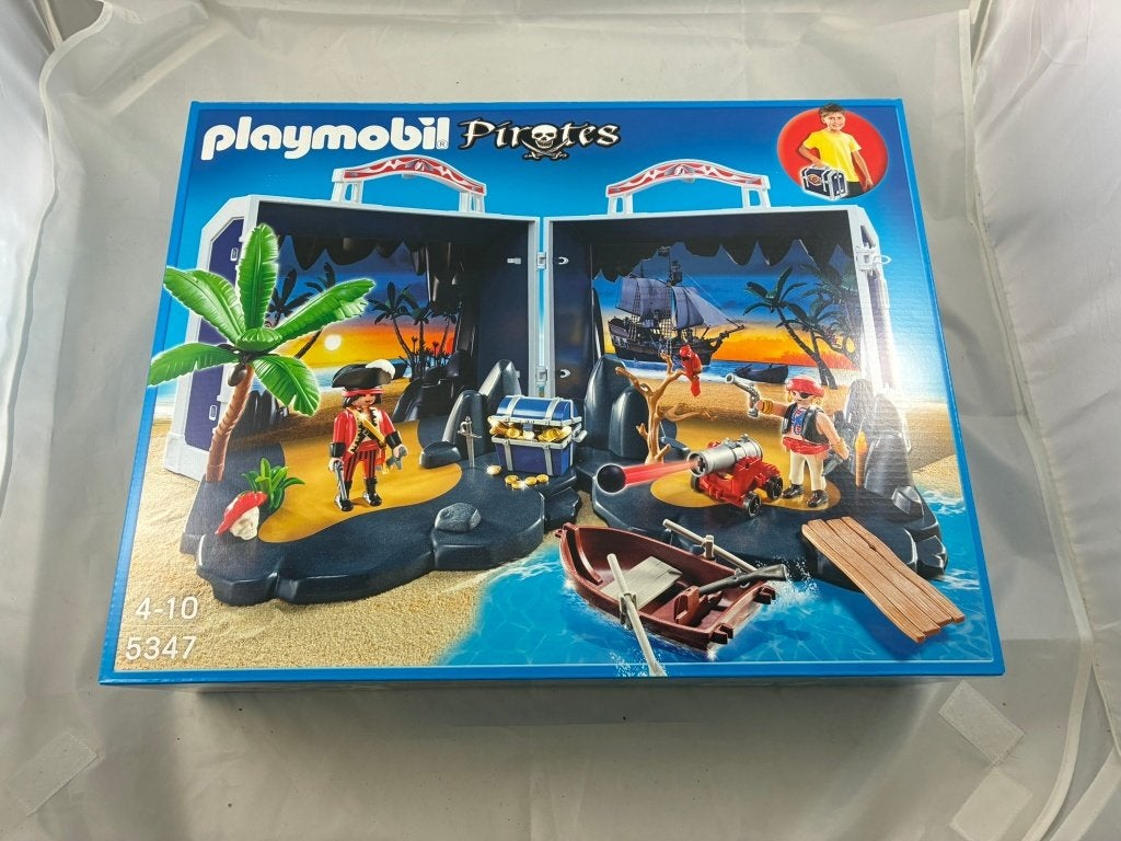 Playmobil 5347: Meeneem piratenschatkist, Kinderen en Baby's, Speelgoed | Playmobil, Pirates, Overige typen, Nieuw, Complete set