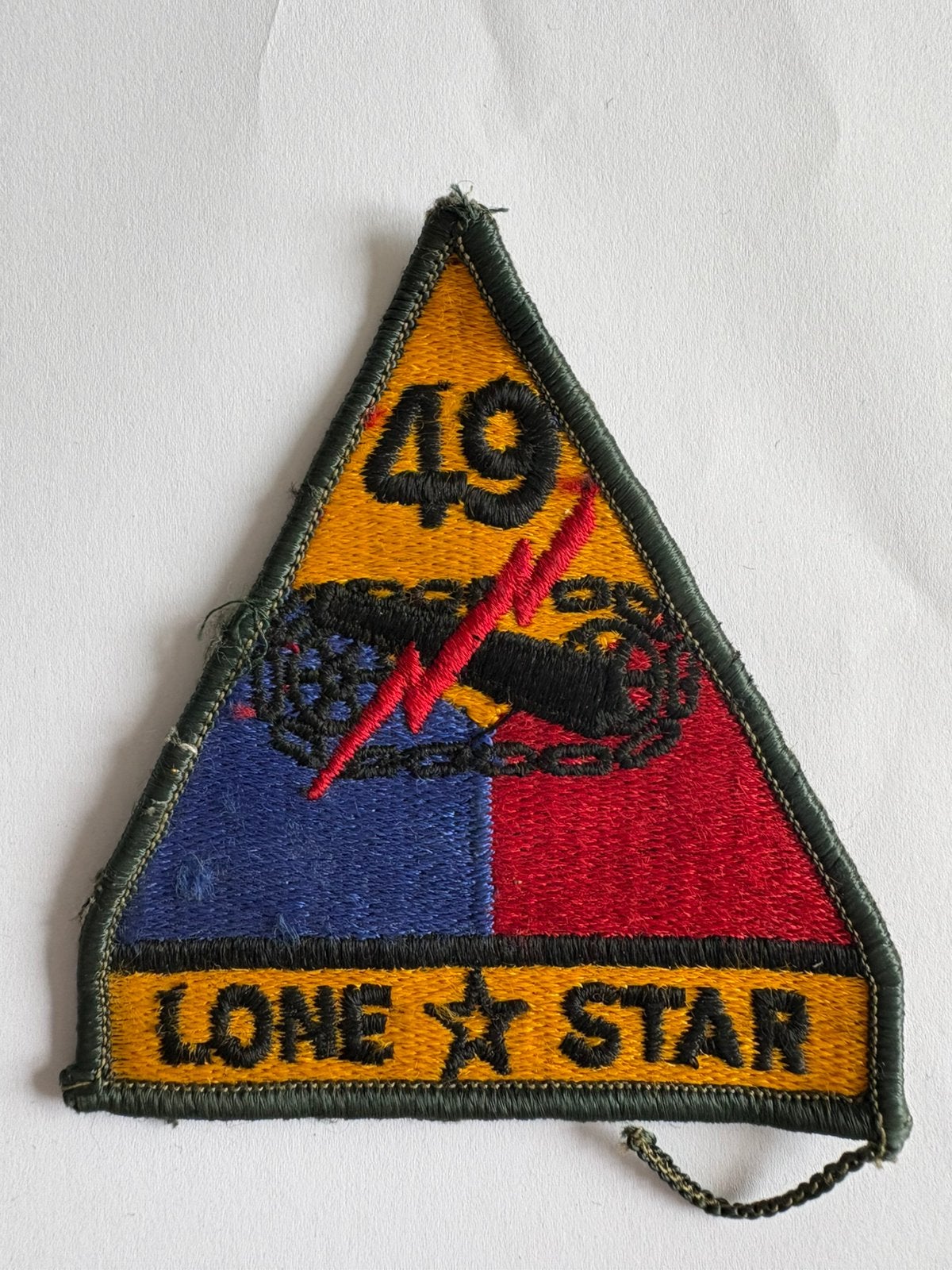 US Army 49th Armored Armor Division Lone Star Tank Patch, Ophalen of Verzenden