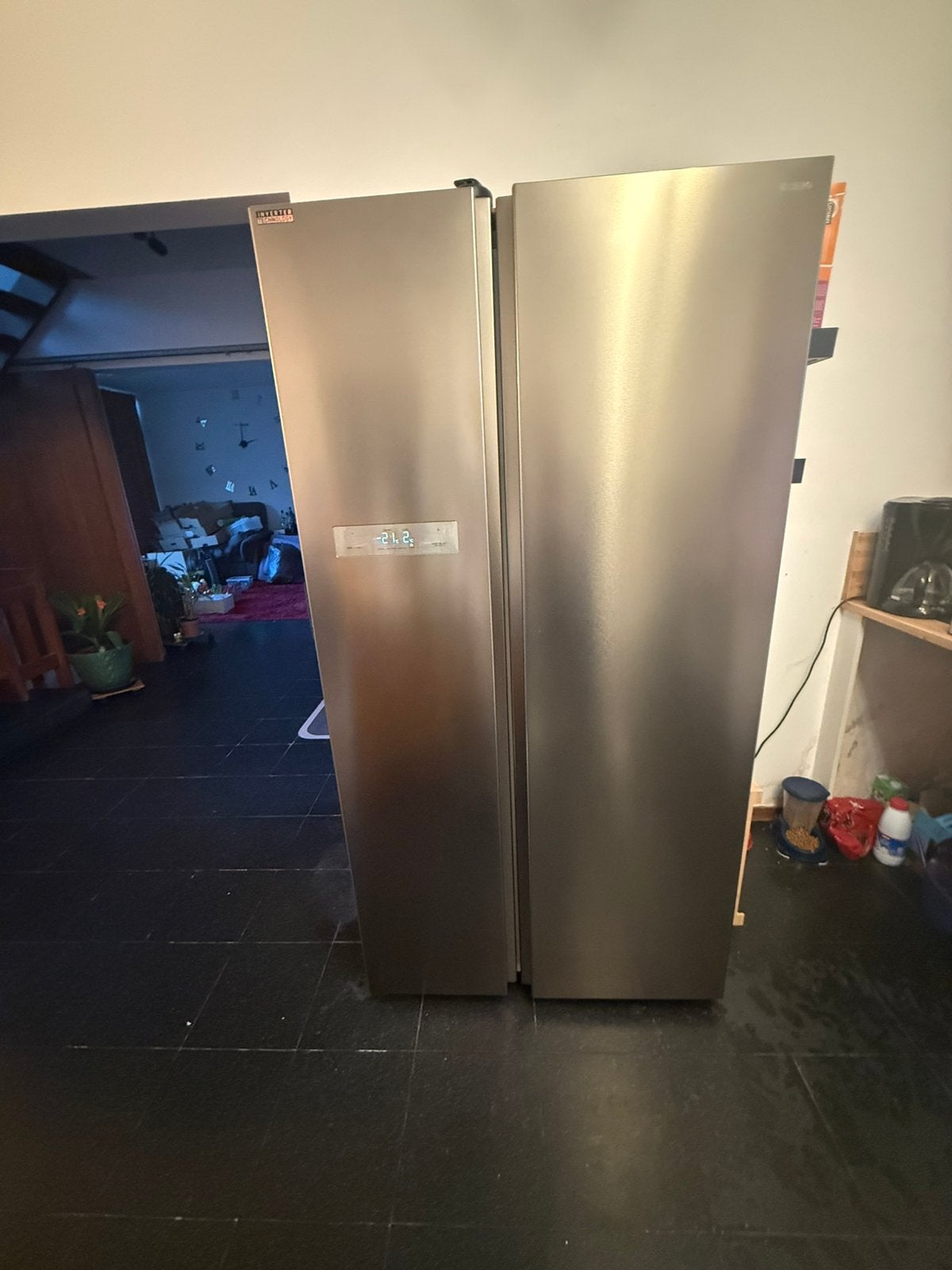 Frigo américain VALBERG 592L No Frost – Garantie, Enlèvement, Comme neuf