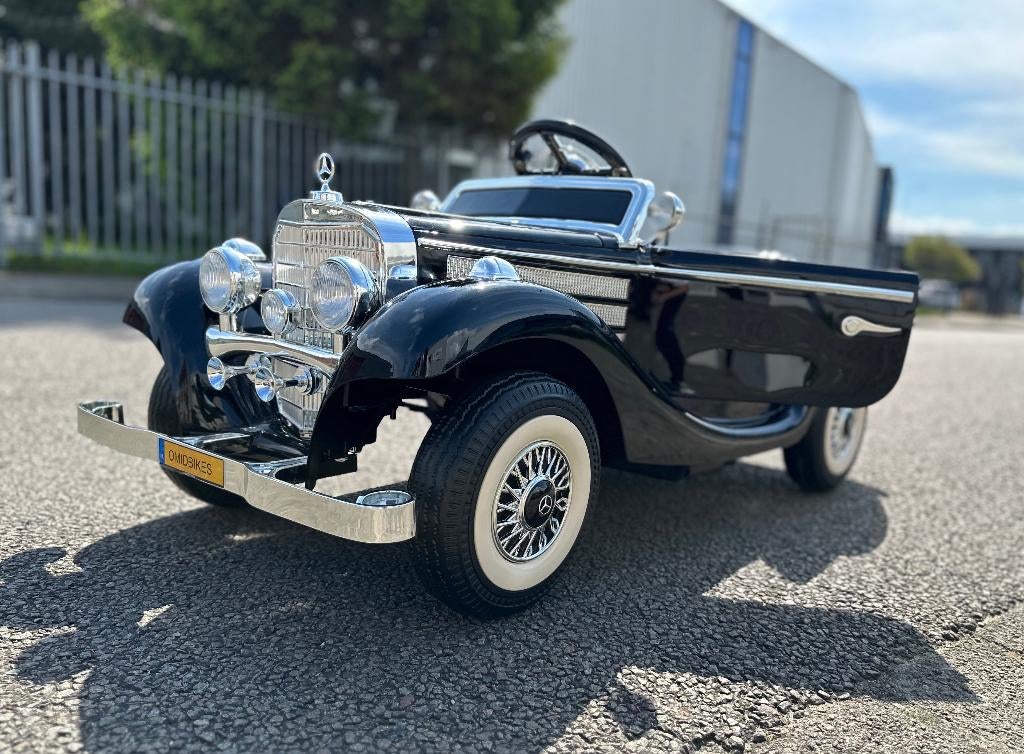 Accuvoertuigen Mercedes-Benz Typ 540K 12v metallic zwart, Bl, Ophalen of Verzenden, Nieuw