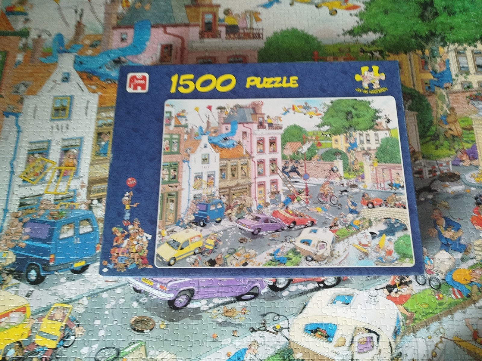 Puzzel van haasteren, Ophalen
