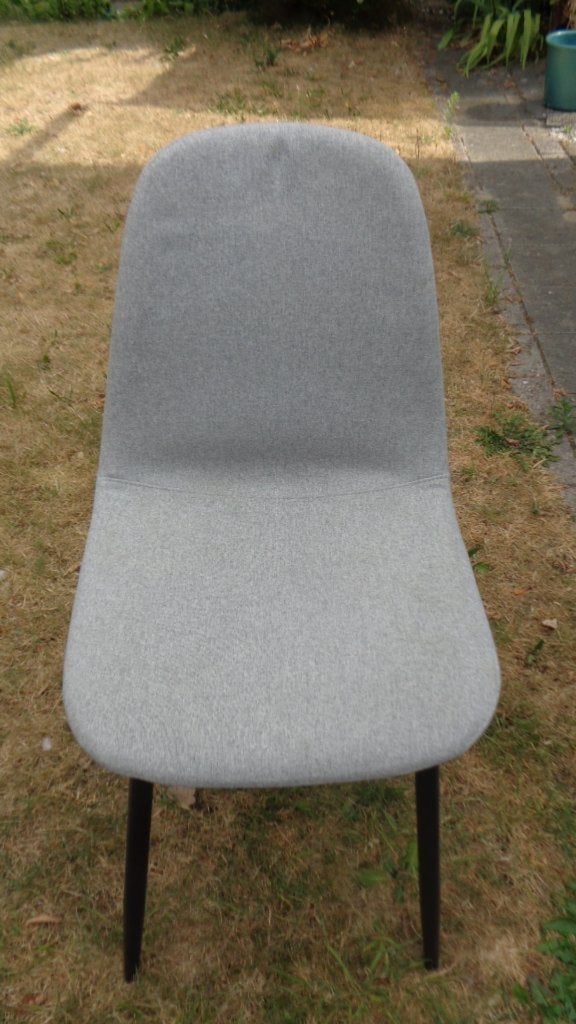 Stoelen, Maison & Meubles, Chaises, Tissus, Gris, Enlèvement, Utilisé