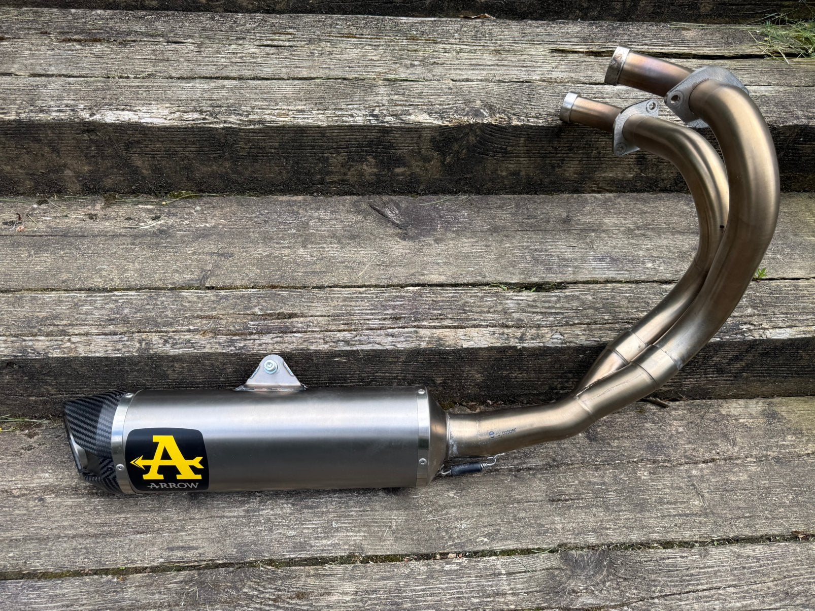 Echappement Arrow titane Kawasaki Ninja/Versys/Z 650, Motos, Enlèvement ou Envoi, Utilisé