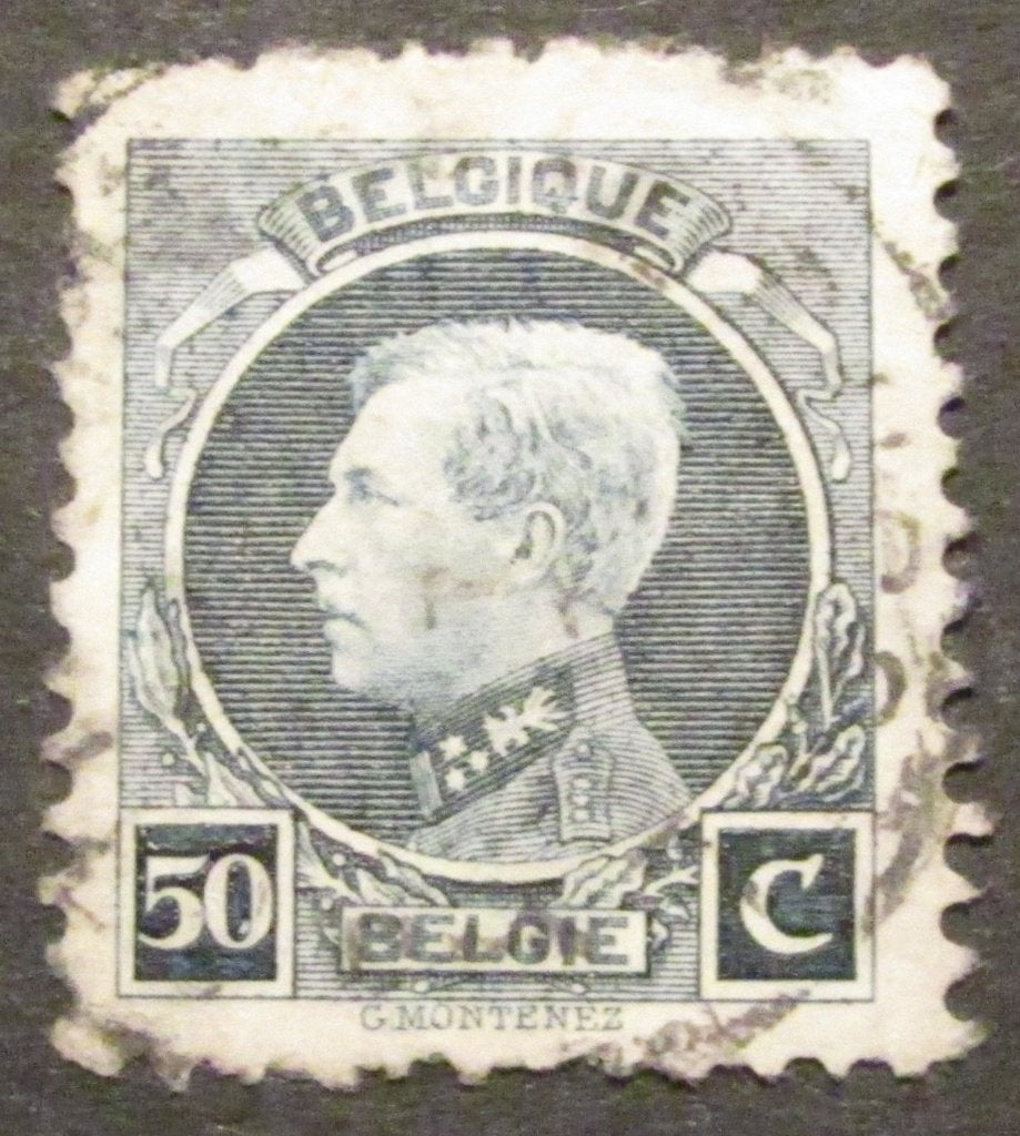 50 centiemen OBC 211 afgestempeld, Met stempel, Koninklijk huis, Frankeerzegel, Ophalen of Verzenden