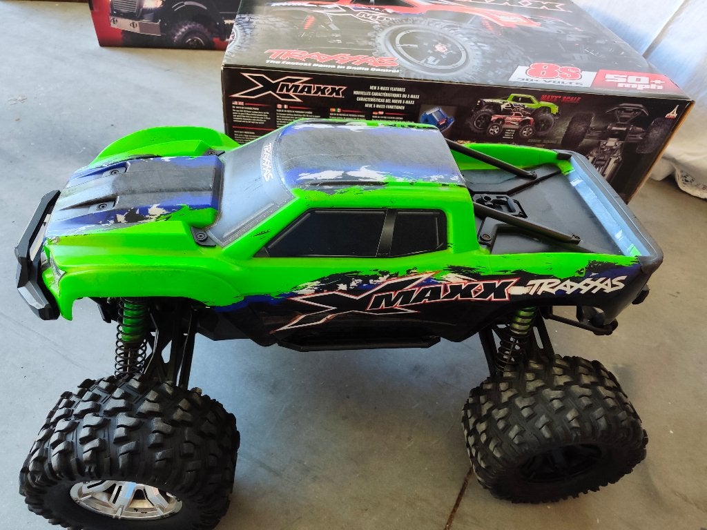 Traxxas x-maxx, Hobby en Vrije tijd, Modelbouw | Auto's en Voertuigen, Ophalen, Gebruikt, Auto, Overige merken