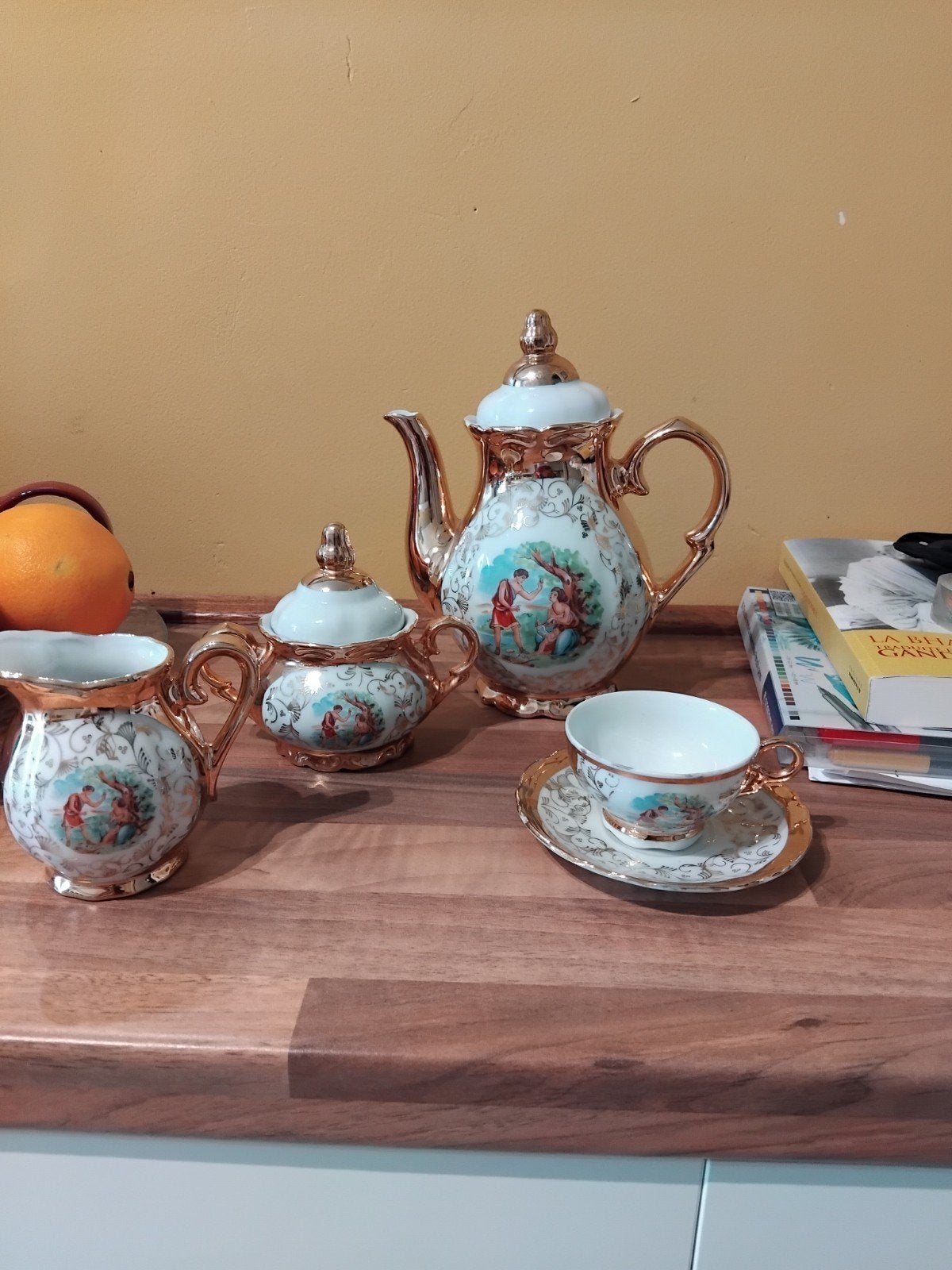 service à café ancien porcelaine Bavaria 12 personnes , 27 p, Enlèvement