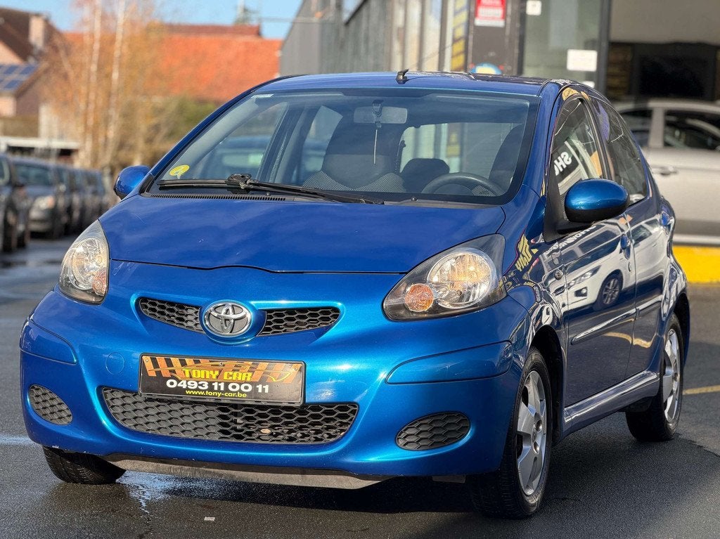 Toyota Aygo Aygo 1.0i VVT-i*CLIMA*JANTES*Garantie, 12 mois*, Stof, Zwart, Blauw, Elektrische ramen